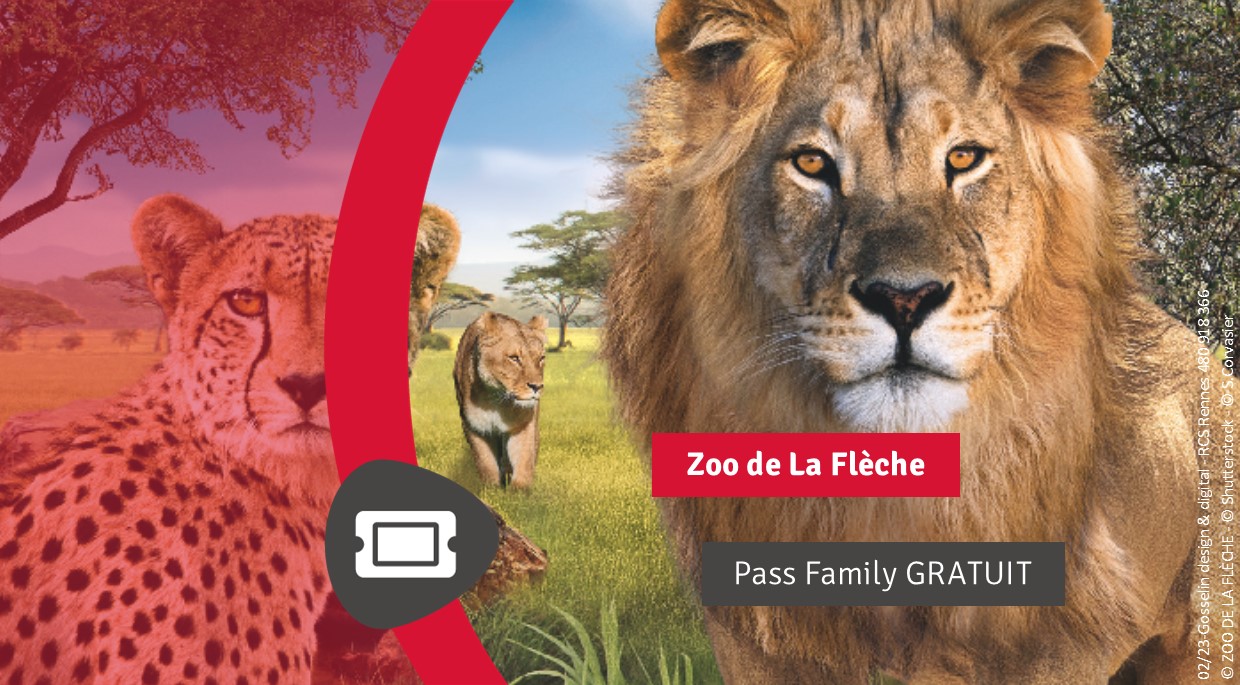 Zoo de La Flèche – Pass FAMILY gratuit