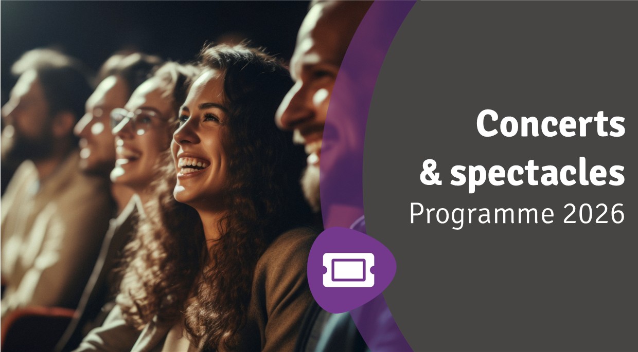 Billetterie – Concerts & spectacles – Programme 2026